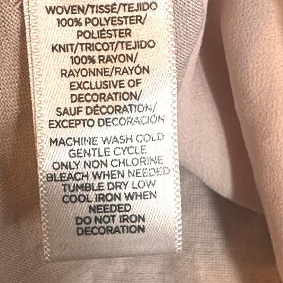 LOFT Pink Long Sleeve Blouse NWT Size XS Petite ▫️ - Picture 7 of 9